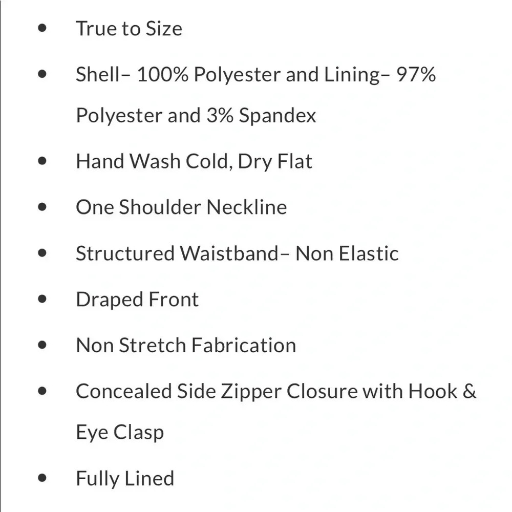 One shoulder floral drape dress - Picture 5 of 7